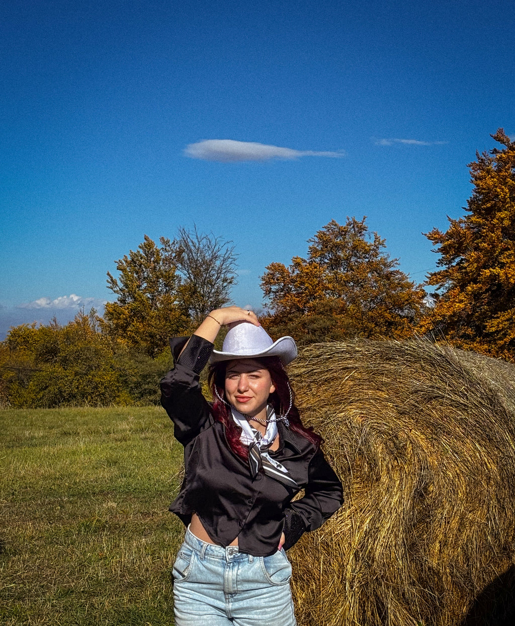 Сатенен шал "Art of Calm"