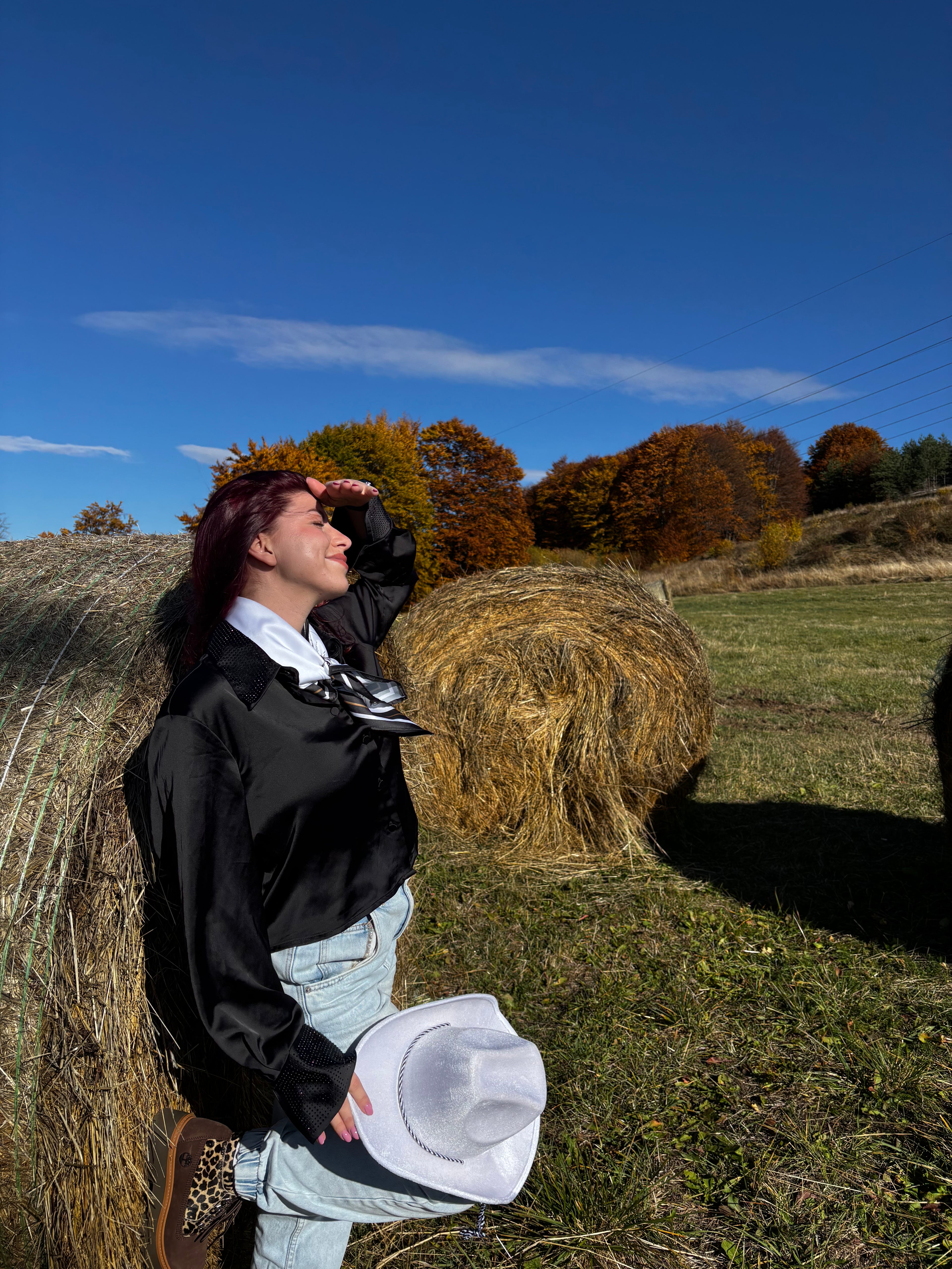 Сатенен шал "Art of Calm"