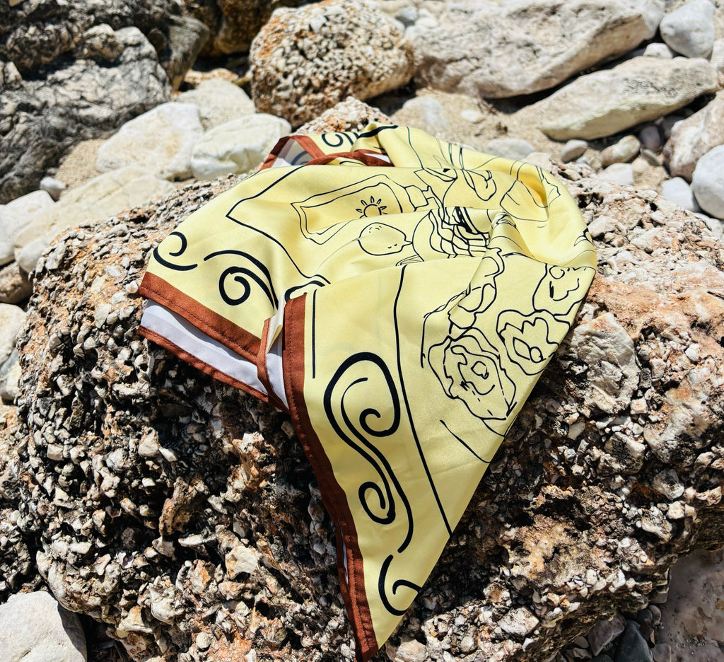 Сатенен шал “Summer Edit”