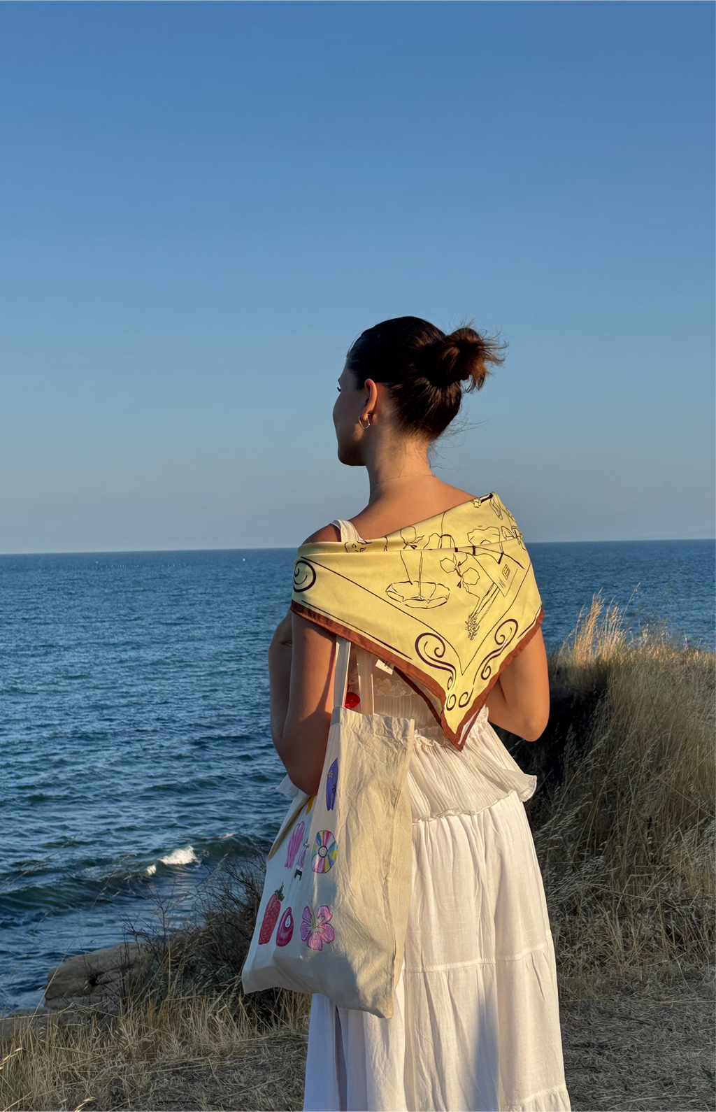 Сатенен шал “Summer Edit”