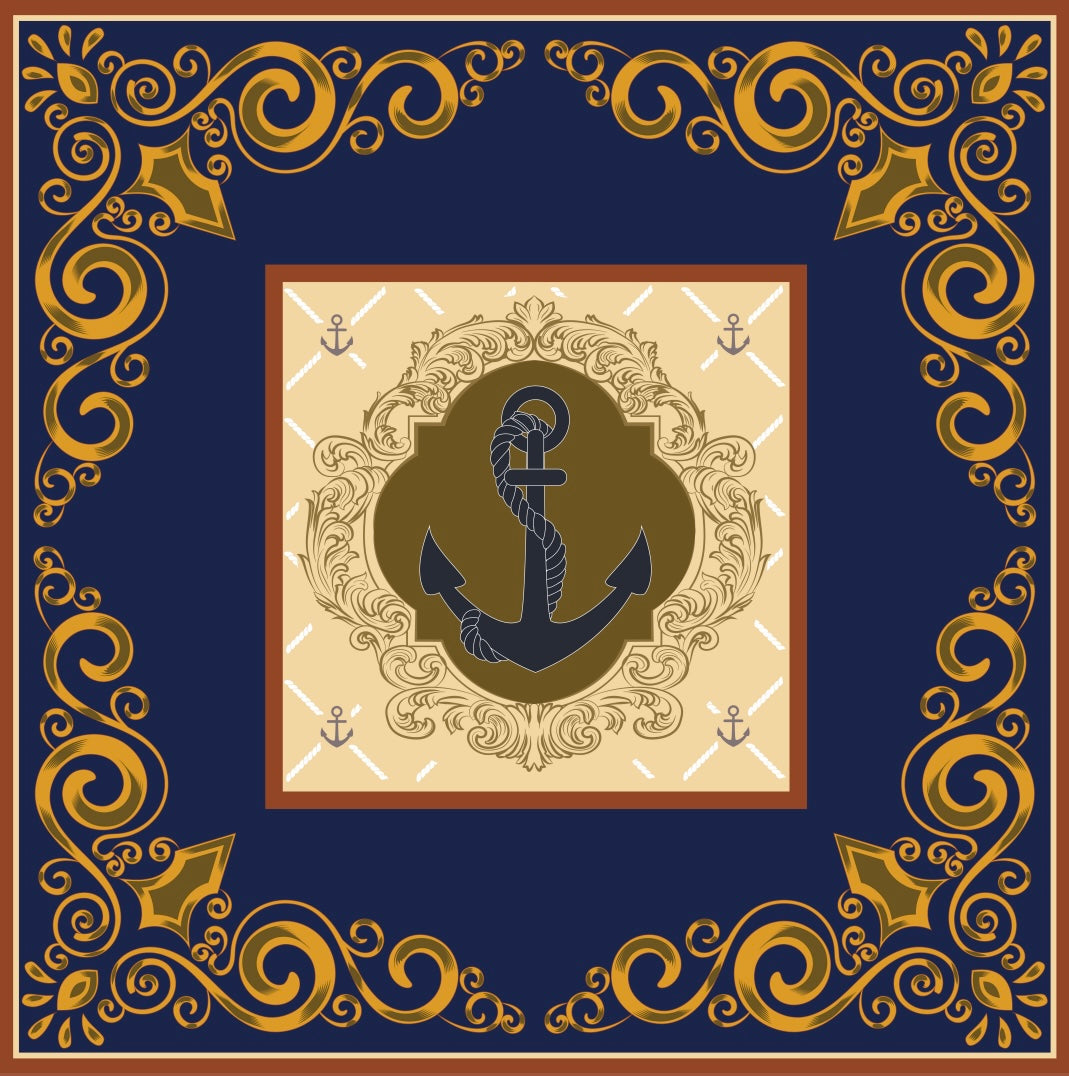 Сатенен шал “Anchored Soul”