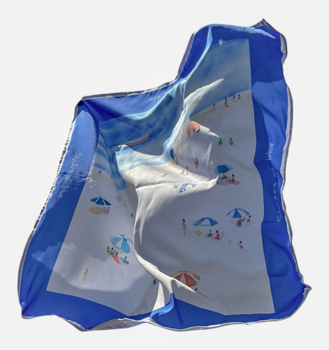 Сатенен шал "Summer story"