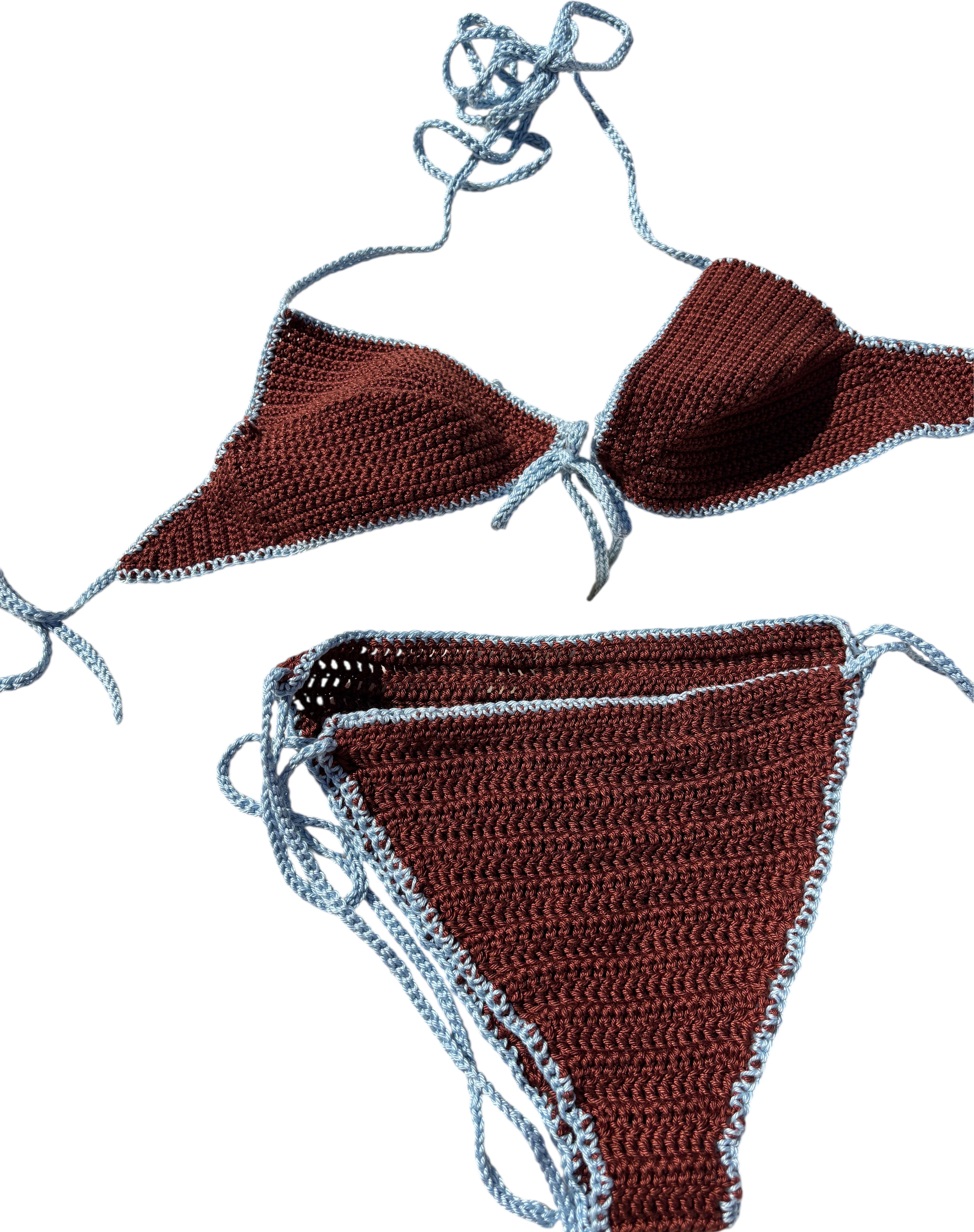 Crochet Bikini Set “Cocoa Wave”