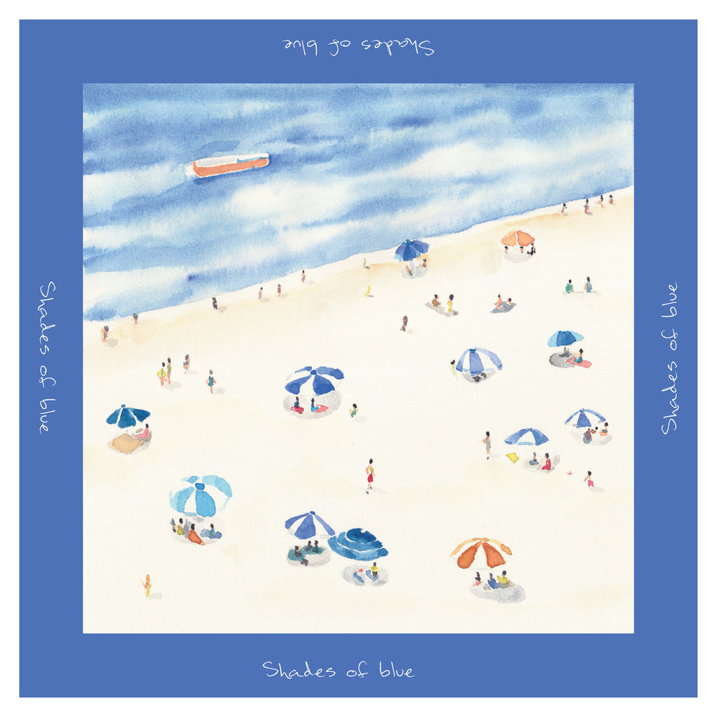 Сатенен шал "Summer story"