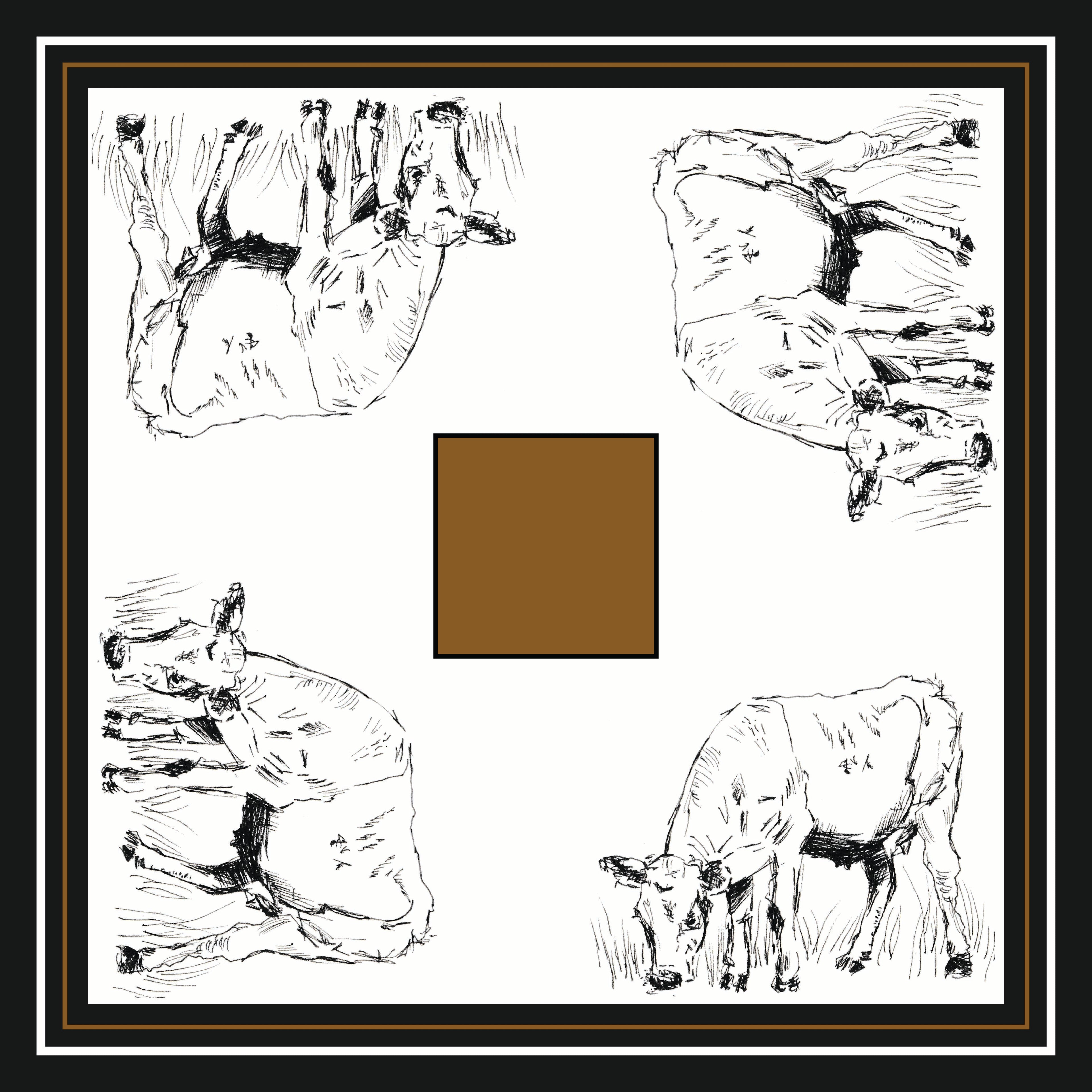 Сатенен шал "Art of Calm"